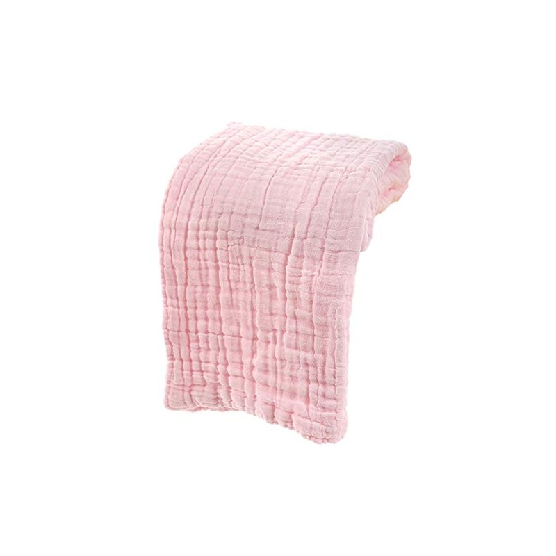 haruju Gauze Blanket, 6 Layers, Baby Skin-friendly, Cotton Gauze (Pink)