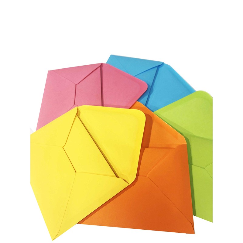 Craft UK 2348-200 C6 Envelopes in Assorted Vibrant & Deep