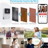 Domary Timbre de Puerta inalámbrico con cámara y vídeo, Timbre