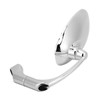 Pair 8mm 10mm Motorcycle Rearview Side Mirror Adjustable Angle Retro