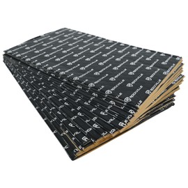 Rockville RockMat 15-25 15 Sq Ft 2.5MM 100 MIL Sound Vibration Deadener Car Kit