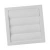 EUROPLAST Diameter 150 mm, white ventilation grille with movable slats,