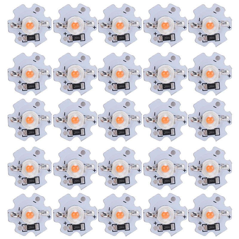 25Pcs 5V LED Chips 200LM 3W High Power LED Lamp