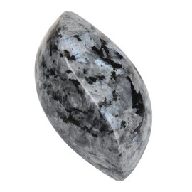 Amogeeli Leaf Shaped Labradorite Polished Pocket Palm Worry Crystal for Stress and Anxiety, Healing Stone Decoration for Meditation Reiki