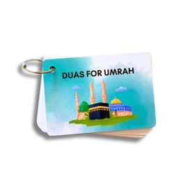 Umrah Dua Cards, Step by Step Guide Umrah Duas, Umrah Gift, Umrah Prayers and Supplications, Umrah Flash Cards