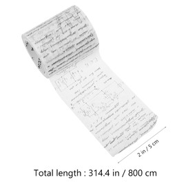 Vintage Washi Tape Wide Sticky Paper Tape Decorative Decals for Diary Planner DIY Art Crafts Scrapbooking (Pattern 5)