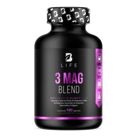 Mezcla De Magnesios 100 Cáps Citrato Oxido Gluconato B Life                                                                                           