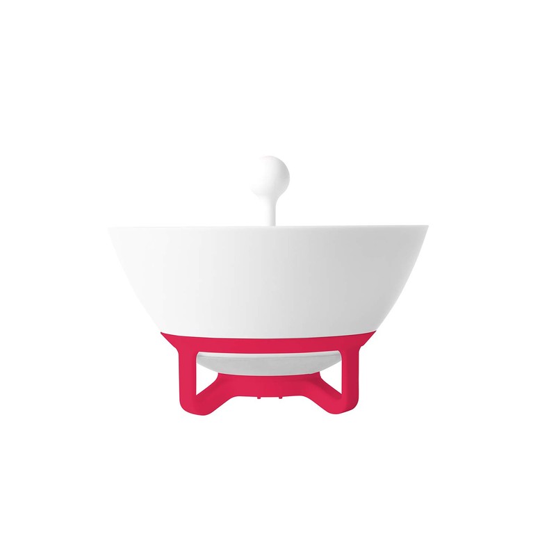 Chef'n Bramble Rinse and Carry Berry Colander, Plastic, White