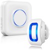 Wireless home security alarm system with motion sensor alarm detector,