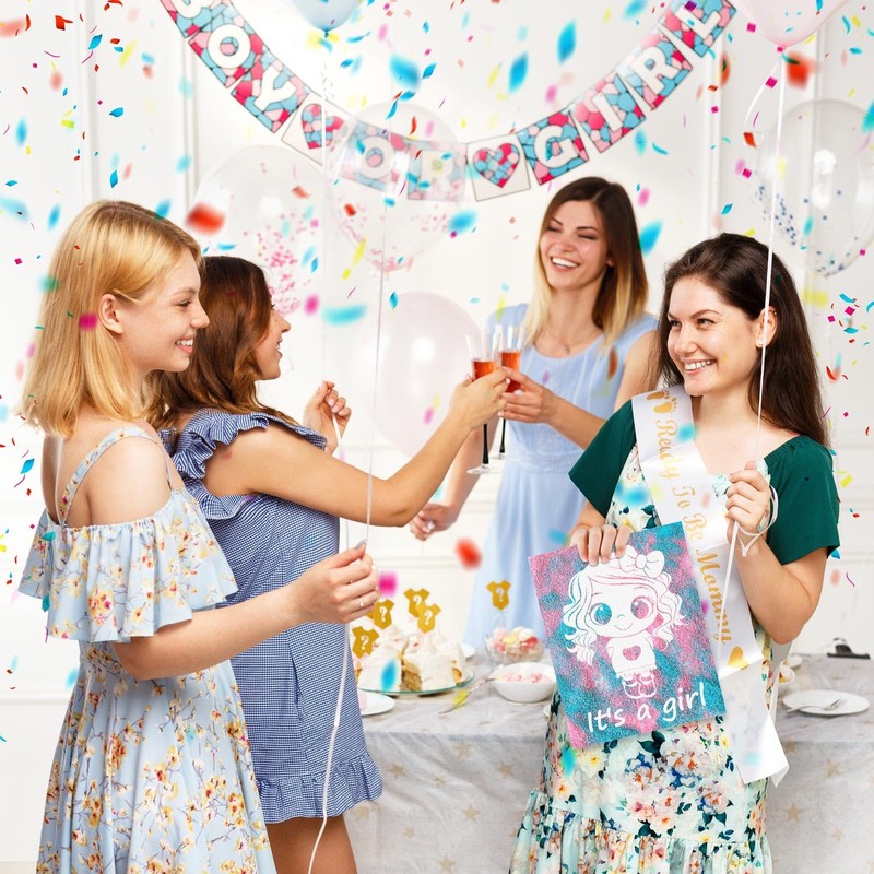 FETTIPOP Gender Reveal Exposuring Art Canvas Kit (It’s a Girl