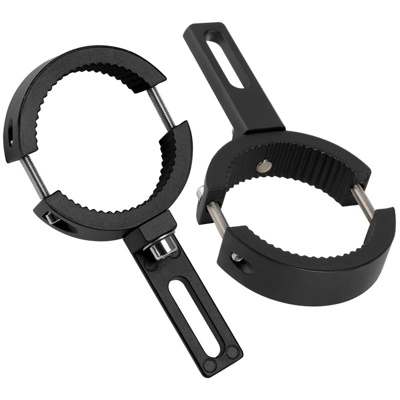 38-60mm Motorcycle Headlight Bracket, 2 Pieces Adjustable Motorcycle Light Holder,
