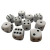 100 x Large White 6 sided 19mm Dice/Craps