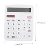 Gadpiparty Basic Desktop Calculator for Students Material Solar Power Office