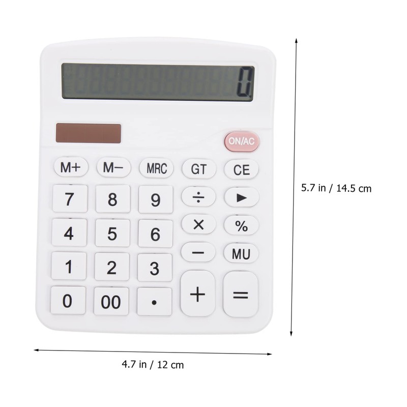 Gadpiparty Basic Desktop Calculator for Students Material Solar Power Office