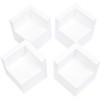 Pack of 4 Bed Riser Square Furniture Risers,Adds 2" Height