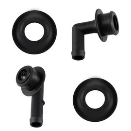 FUSCH PCV CCV - Juego de codos y ojales de válvula de ventilación compatible con Jeep Grand Cherokee 4.0L 2000 2001 2002 2003 2004, reemplazo#:53013360AA, 53030497, 2946079