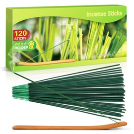 Scentorini Incense Sticks Set, Citronella, Lavender, Vanilla, Amber Musk, Rainforest, Coconut Shine, Opium 120 Sticks