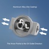 DICMIC High Flow Fuel Filter, 1” NPT 30 Micron Spin-on