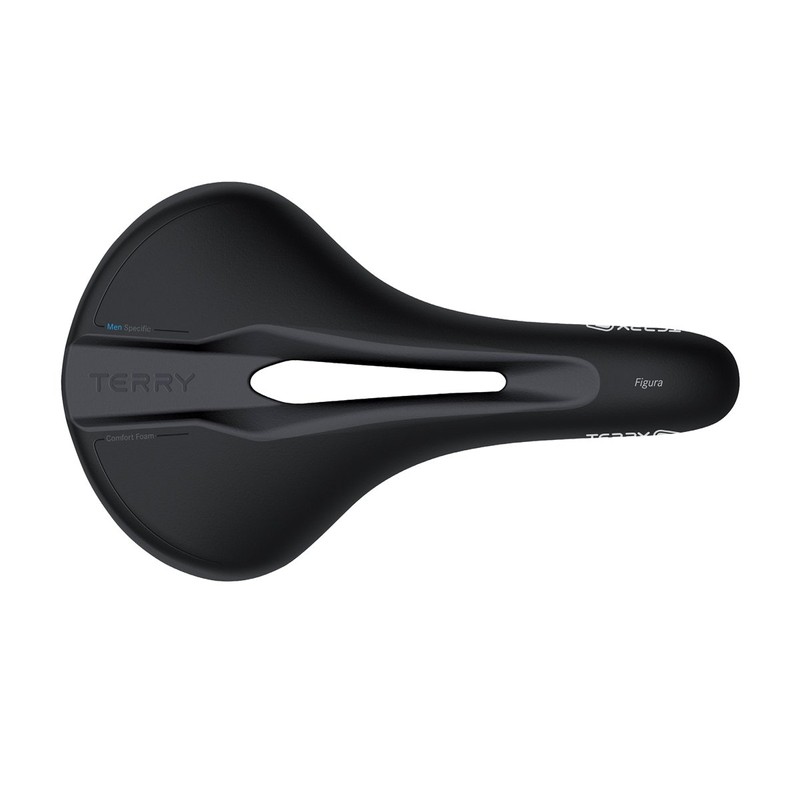 Ergon Men's Figura Max Cycling Saddle – Black, Large