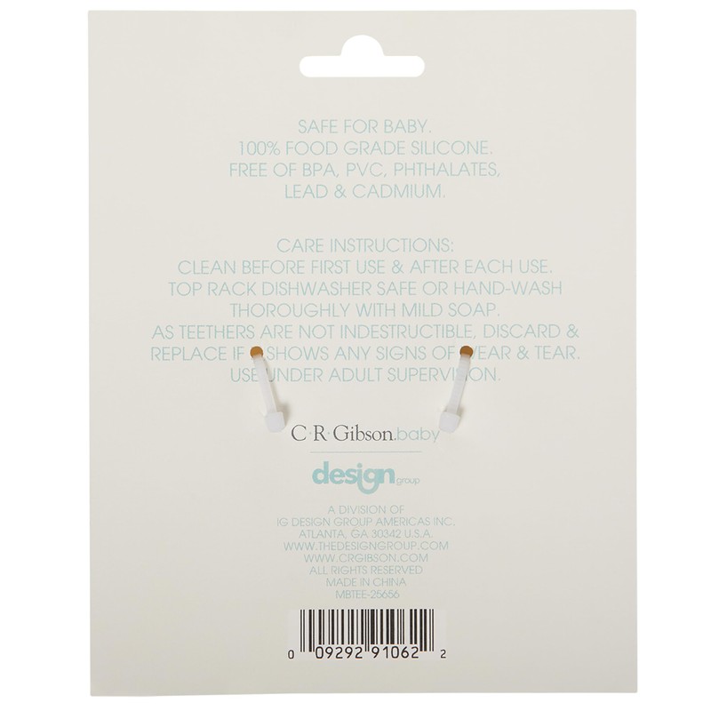 C.R. Gibson 100% Food Grade Silicone Star Baby Teether for