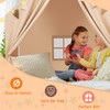 MORITECK Kids Play Tent with Padded Mat & Star LED