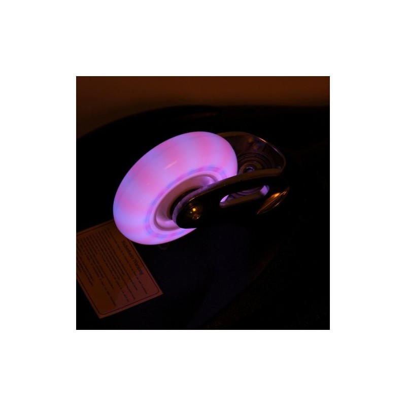 FunTomia 2 x LED Light Wheels for Waveboard with ABEC-9
