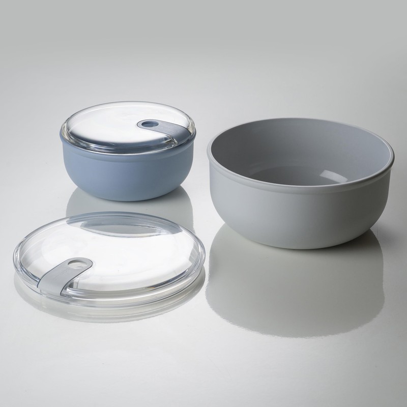 omada Design - 1.8L Round Airtight Food Container with Clear