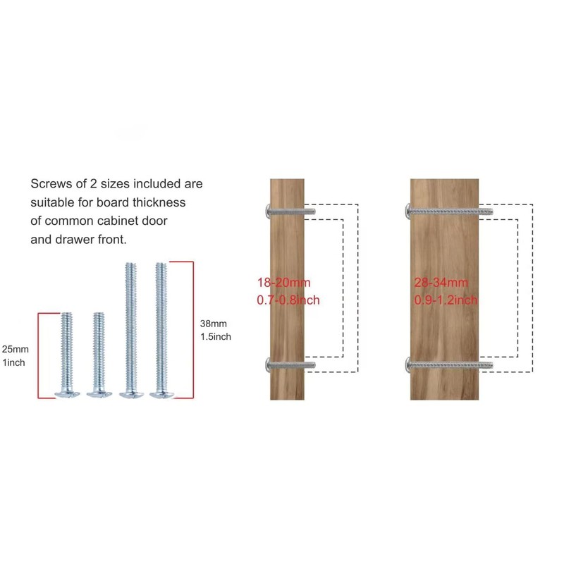 khtumeware 5 Pack 5 inch (128 mm) Center to Center