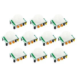 DaFuRui 10PCS HC-SR501 PIR Module Pyroelectric Infrared Motion Sensor Module Detector