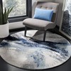 Safavieh Galaxy Collection GAL117M Blue and Grey (4' Round) Area