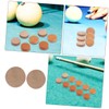 BESPORTBLE Leather Billiard Tips 20pcs Set Small Pool Tips Pool