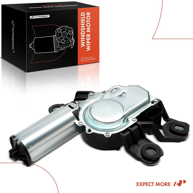 A-Premium Rear Windshield Wiper Motor Compatible with Volkswagen e-Golf 2015-2019,