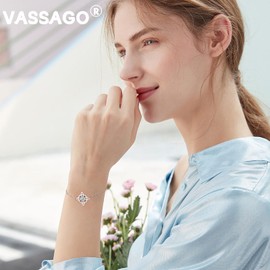 VASSAGO Witch Knot Bracelet Stainless Steel Magic Knot Bracelet Layered Celtic Knot Charm Bracelet for Women Wiccan Symbol Jewellery, Stainless Steel