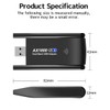 1800Mbps USB WiFi 6 Adapter,AX1800 USB WiFi Adapter for PC