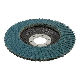 wolfcraft Lamellar Flap Disc Ø 155 mm, 40 I 5650000 I for coarse Sanding of Metal Surfaces