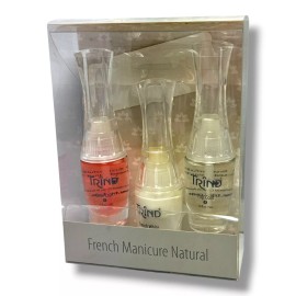 Trind French Manicure Natural - Base Coat- French White- Top Coat (New In Box)