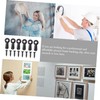 SHINEOFI 100pcs Picture Frame Backing Clips with Screws Durable Electroplated