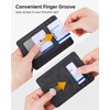 Teskyer Slim Wallet for Men, Minimalist Front Pocket RFID Blocking