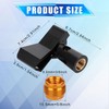 BOXOB 6pcs Mic Clips for Stands, Adjustable Wireless Mic Clamp