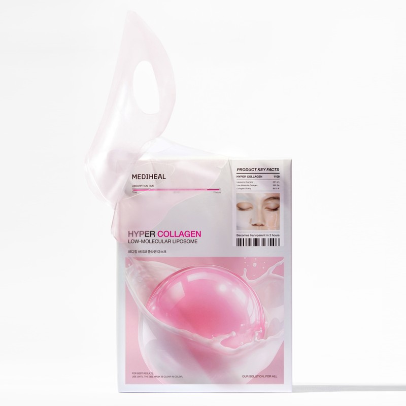 Mediheal Hyper Gel Mask Collagen, 1 sheet, 30 count