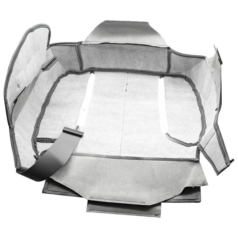 GXARTS Passenger Side Bottom Replacement Cloth Seat Cover Dark Gray