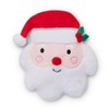 Catherine Lansfield Christmas Santa 3D Shaped Cushion White