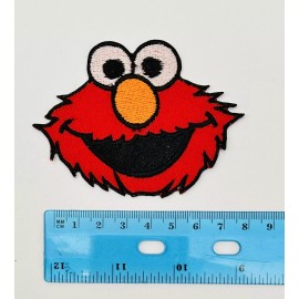 Sesame Street Elmo Embroidered Iron On  Patch