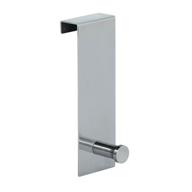 Spirella 13.5 Grey Dot Stainless Steel Door Hook