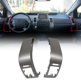 XQSMWF 1 Pair Center A/C Dash Air Vent Trim Panel Compatible with Toyota Prius 1.5L 2004-2009# 55670-47060 55680-47020 Air Vent Outlet Panel Left & Right Side