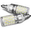 E12 LED Corn Bulbs 12W,6000K Daylight White,1200LM,100W Incandescent Bulbs Equivalent,Pack