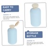 Mobestech 2Pcs Flip Cap Travel Bottles for Toiletries Leakproof Plastic