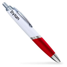 Destination Vinyl ltd Name - DYLAN - Red Ballpoint Pen #212408
