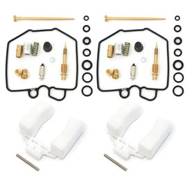 Deluxe Carburetor Rebuild Kit With Floats - Fits Honda CM400 1980-1981