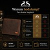 Hodalump Genuine Leather Men's Wallet in Gift Box with RFID